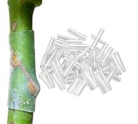Grafting Tubes For Flowers - Pianta Grafting Sleeves | 100 pezzi silicone ramo tubo F0r Vegetable Flower | Plant Graftings Clips for Vegetables Broken Stem Indoor Outdoor Garden Greenhouse