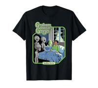Graham and the Greys Alien UFO Retro Funny Adult Humor Maglietta