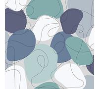 Graham & Brown Envy Mood The Blues - Carta da parati geometrica retrò