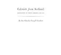 Graham Colonists from Scotland (Tascabile)