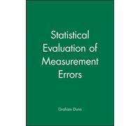 Graham Dunn Statistical Evaluation of Measurement Errors (Copertina rigida)