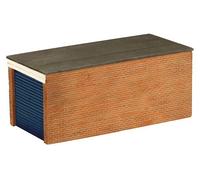 Graham Farish Bachmann 42-084 Piatto Roofed Singolo Brick Garage Modello N RM48