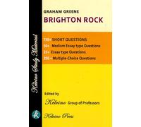 Graham Greene's Brighton Rock study material edited by Kelvino Group of professors.