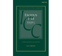 Graham I. Davie Exodus 1-18: A Critical and Exegetical Commen (Copertina rigida)