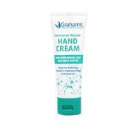 Grahams Natural Intensive Hand Cream 50 g - Per Mani Secche e Screpolate e Sensibili a Tendenza Eczemat - Idratante Naturale con Vitamina E, Burro di Olive - Senza Profumo, Non Grassa, Leggera
