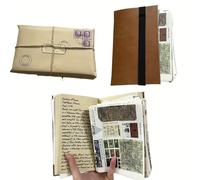 Grail Diary Indiana Journal, Indiana Grail Diary Journal, Indiana Holy Grail Diary Props, Vintage Leather Journal Classic Movie Prop-With accessories