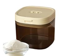 Grain Storage, Airtight Food, Rice Container, Sealed Formula Holder, Large Capacity Jar with Secure Locking Lid for Dry Goods, Home, Kitchen, Pantry, Dorm, Cabinet, 4.88x4.8x4.25 Inches