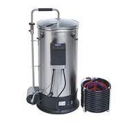 Grainfather Connect - Impianto per birra in acciaio inox, capacità 30 l, potente pompa magnetica, refrigeratore per spezie controcorrente, compatibile con app Grainfather Connect
