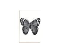 Graiting 1 Pezzo Elegante Farfalla E Floreale Arte Su Tela Decorazione Murale Astratta Decorazioni Estetiche Della Stanza Regalo for Le Vacanze