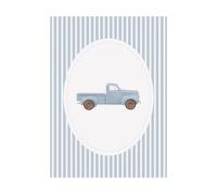 Graiting 1pc Blu Camion Auto Aereo Mongolfiera Treno Barca A Vela Poster Tela Pittura Scuola Materna for La Camera Dei Bambini Decorazioni for Casa