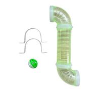 Gralara 1 Pezzo Tubo Pipe per Bambini Elementi Busy Board Accessorio DIY Sensory Tunnel Educativo Attività Fine Motor Adatto a Regali Decorazione Casa, Verde, Taglia unica