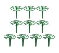Gralara 10x Anelli di Supporto per Piante, di Supporto Decorativi per la Crescita Attraverso Griglie, Supporti per Gabbie di Fiori per Rose da Giardino, Piccolo