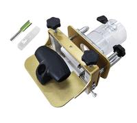 Gralara 2 in 1 Staffa per scanalatura Mortasa e Tenone Jig Versatile Localizzatore di scanalature Macchina di rifinitura per l'installazione Giunzione di
