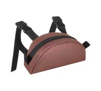 Gralara 2 Pezzi Borsa Sella Cavallo Tasca Pomello Sella Zaino Cavallo Organizer con Cerniera Tessuto Oxford Resistente Adatto per Passeggiate Equitazione, Marrone