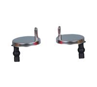 Gralara 2 Pezzi Cerniera Sedile WC Universale Viti Dadi Sgancio Rapido Fissaggi Top Installazione Facile Metallo Gomma Adatti per Bagno Domestico, come descritto, 45 Mm