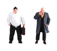 Gralara 2 Pezzi di Miniature in 1:64, Modelli in Resina, Miniature per progetti Fai da Te di Micro paesaggi e Decorazioni per Case delle Bambole, Style a
