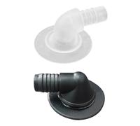 Gralara 2 Pezzi Valvole di Gonfiaggio per Kitesurf, Valvola di Ingresso a Forma di L Universale Anti-Ritorno a Unico, Utile Valvola di Gonfiaggio P