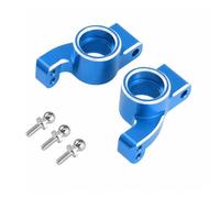 Gralara 2 Pieces Coppa Ruota Posteriore Fori Montaggio Coppa Ruota in Alluminio Cuscinetti di Precisione Staffa Mozzo Anodizzata, Azzurro