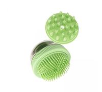 Gralara 2x Spazzola Da Massaggio per Animali Domestici, Spazzola Da Bagno per Cani con Dispenser di Sapone, Comoda Toelettatura Portatile E Massaggio per Il B