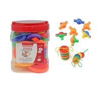 Gralara 42 Pezzi Gioco per Motricità Fine | Resistente, Giocattolo di Plastica per la Motricità Fine, Portatile, Gioco di Riconoscimento dei Colori con Pezzi Sagomati