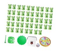 Gralara 48 Pezzi Gioco Tavola Equilibrio Rana Puzzle Educativo Due Giocatori in Pp per Coordinazione Adatto a Genitori Bambini Festa