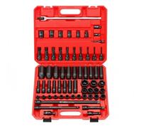 Gralara 63 Pieces Kit Bussole 63 Pezzi Adattatori Attrezzi Facile da Trasportare Utensili, Set Di Bussole Esagonali Da 63 Pezzi Per Avvitatore Ad Impatto