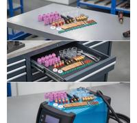 Gralara 71 Pezzi Kit Consumabili Universale Diffusore Compatto Saldatura per Saldatori, Officina