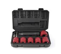 Gralara 9 Pezzi Kit Pulizia Bulloni Mozzo Ruota Professionale Spazzole Universale Utensili per Dettagliatori Auto, Garage , Nero
