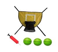 Gralara Accessorio per canestro da Basket su Trampolino, Morbido Accessorio per Il Gioco del Basket per Bambini e Adulti, Palla Verde