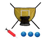 Gralara Accessorio per canestro da Basket su Trampolino, Morbido Accessorio per Il Gioco del Basket per Bambini e Adulti, Palla Blu