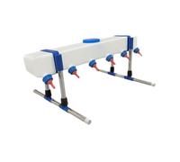 Gralara Alimentatore di bevande di agnello, alimentatore di allevamento di bestiame agricola, alimentatore di pollame, alimentazione del polpaccio, 6 Testa con Supporto