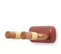 Gralara Appendi Chitarra Universale Supporto da, Supporto Da Parete Per Chitarra In Legno Massello, Senza Foratura, Colore Miele
