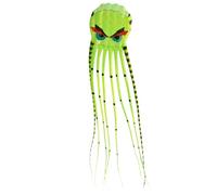 Gralara Aquilone a Forma di Polpo, Giocattolo Volante, Portatile, Facile da Far Volare, Resistente agli Strappi, Leggero, per Adulti, Aquilone a Forma di Anim, Verde
