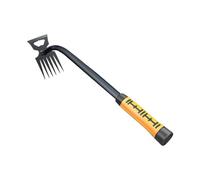 Gralara Attrezzo per estirpare Le Erbacce, Zappa da Giardino, rastrello per Erbacce, attrezzo per sradicare Erbacce per Giardinaggio, Prato, diserbo, Cortile, 6 Denti