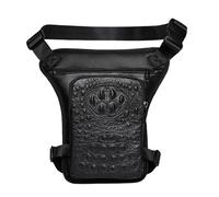 Gralara Borsa da gamba, borsa da coscia, casual, impermeabile con chiusura a cerniera, per escursionisti, sportivi, bici, ciclismo, Style a