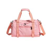 Gralara Borsa Da Palestra, Borsa Da Viaggio con Scomparto per Scarpe, Impermeabile, Tracolla Regolabile, Separazione tra Asciutto E Bagnato, per Allenamento Y, Rosa