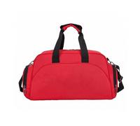 Gralara Borsa da viaggio con scomparto per calzature, design Oxford, borsa sportiva per attività, Rosso