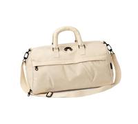 Gralara Borsa da viaggio per uomo e donna, ideale per weekend fuori porta, sport, nuoto e allenamento, Beige