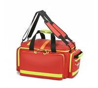 Gralara Borsa Emergenza Impermeabile Maniglia e Tracolla Borsa Soccorso Grande Resistente All'usura Zaino Medico di Soccorso per Ambulanza, Array, Rosso