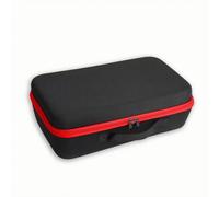 Gralara Borsa Porta Attrezzi con Cerniera Compatta Portautensili Robusta Custodia per Elettricisti, Cantiere, Nero, Rosso, Borsa Grande Lunga Con Bordo Rosso 0.3 Chilogrammi