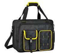 Gralara Borsa Portautensili con Tracolla Multitasche Borsa Porta Pc da Lavoro Impermeabile Valigetta con Tracolla per Elettricisti, Carpentieri, Cantiere