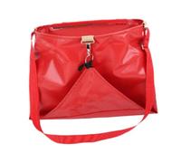 Gralara Borsa Raccogli Frutta Contenitore Raccolta Frutta Grembiule Raccolta Ortaggi Sacco Impermeabile con Apertura Pratica in PVC Adatta per Lavori all’APER, Rosso
