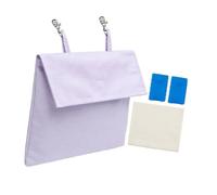 Gralara Borsa Termica Portatile E Riutilizzabile per Animali Domestici, Borsa Rinfrescante da Appendere per Furetti, Piccoli Animali E Roditori, Viola con 2 Scatole
