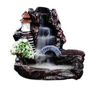 Gralara Bruciatore di a Cascata Incensiere Porta Cono di Bruciatore di a riflusso Moderno per Camera da Letto Yoga Tavolo da tè, Stile a