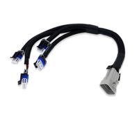 Gralara Cablaggio LS Swap Alta Compatibilità Connettore Bobina Accensione Plug And Play Cablaggio Bobina con Guaina per Insttori, Vano Motore