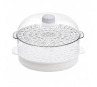 Gralara Campana Trasparente con Supporto Forato Coprivivande con Pomello Facile da Sollevare Campana Alimentare in Plastica per, Stile A