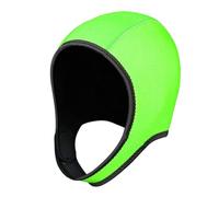 Gralara Cappuccio da Sub, Cappuccio Termico da Surf, Cappuccio da Muta in Neoprene da 3 Mm, Cuffia da Sub, per Tenersi al Caldo con Cinturino sotto Il Mento, Verde Fluorescente