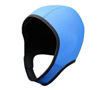Gralara Cappuccio da Sub, Cappuccio Termico da Surf, Cappuccio da Muta in Neoprene da 3 Mm, Cuffia da Sub, per Tenersi al Caldo con Cinturino sotto Il Mento, Blu