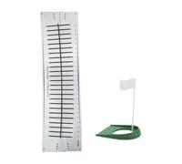 Gralara Carta da Golf per Putter, Tappetino da Allenamento per Lo Swing con Allineamento della Faccia E Strumento di Controllo della Traiettoria per La