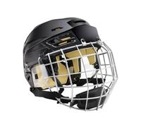 Gralara Casco da Hockey con Visiera Protettiva Casco Regolabile E Traspirante con Accessori Inclusi in Polietilene Durevole Adatto per Allenamenti su, L